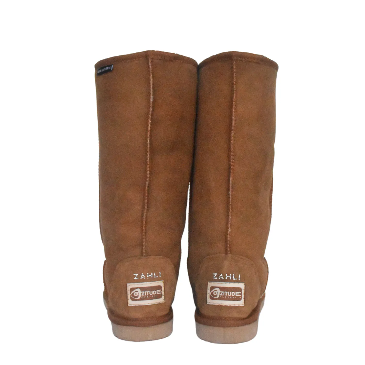 CLEARANCE CLASSIC TALL BOOTS CHESTNUT (with Swarovski 'A' design) - AU WOMEN'S 7 | MEN'S 6 sold by Australian Ugg Boots product image thumbnail 2