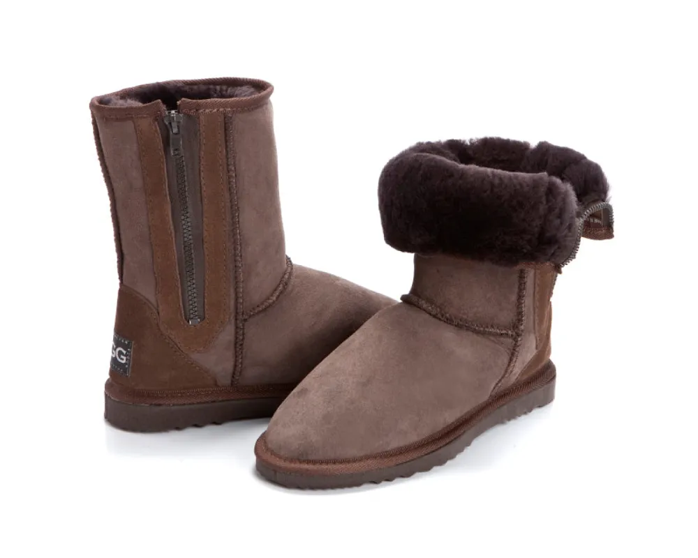 CLEARANCE BREEZER BOOTS CHOCOLATE- MEN'S AU12/US13 sold by Australian Ugg Boots