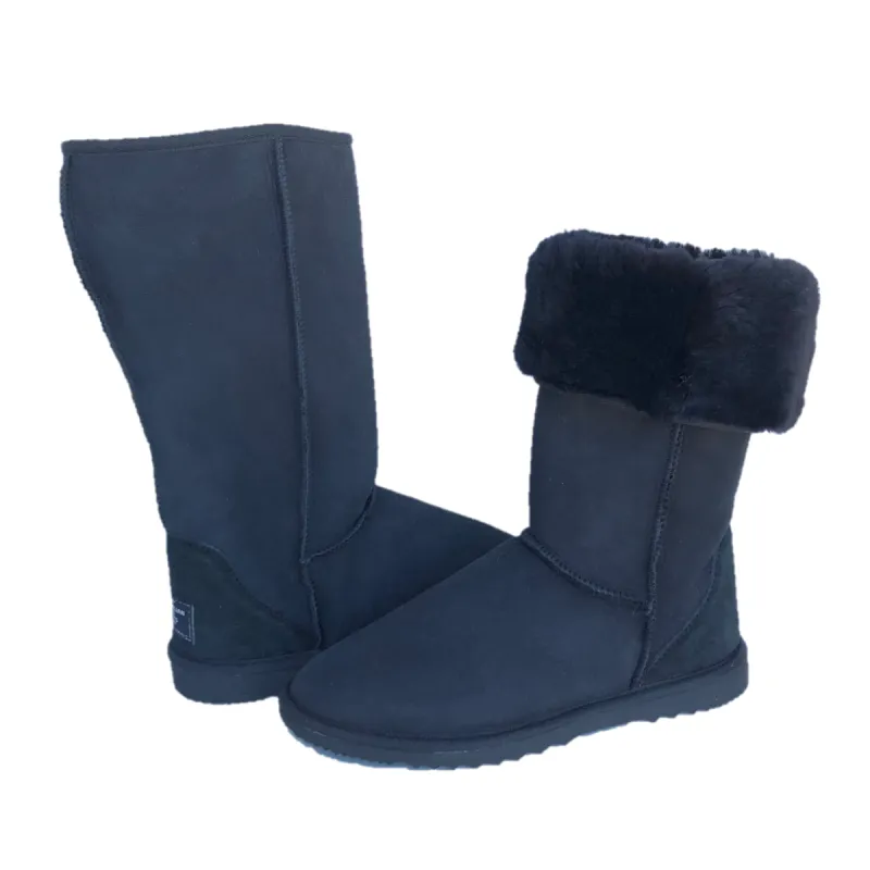 CLEARANCE CLASSIC TALL BOOTS BLACK - AU WOMEN'S 9 | MEN'S 8 (with International Brand back label) sold by Australian Ugg Boots