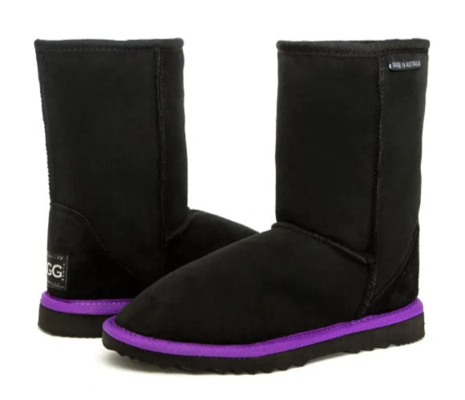 WOMEN'S BLACK WITH A TWIST BOOTS sold by Australian Ugg Boots