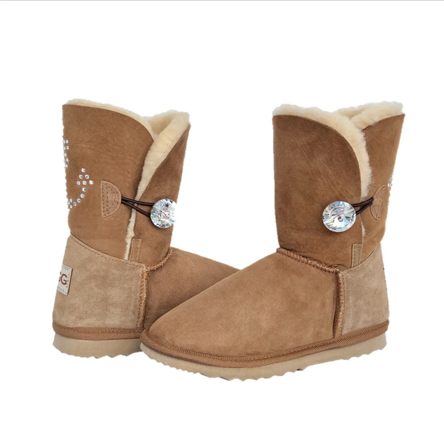 CLEARANCE BELLA SWAROVSKI BOOTS CHESTNUT - AU WOMEN'S 5 | MEN'S 4 sold by Australian Ugg Boots product image thumbnail 3