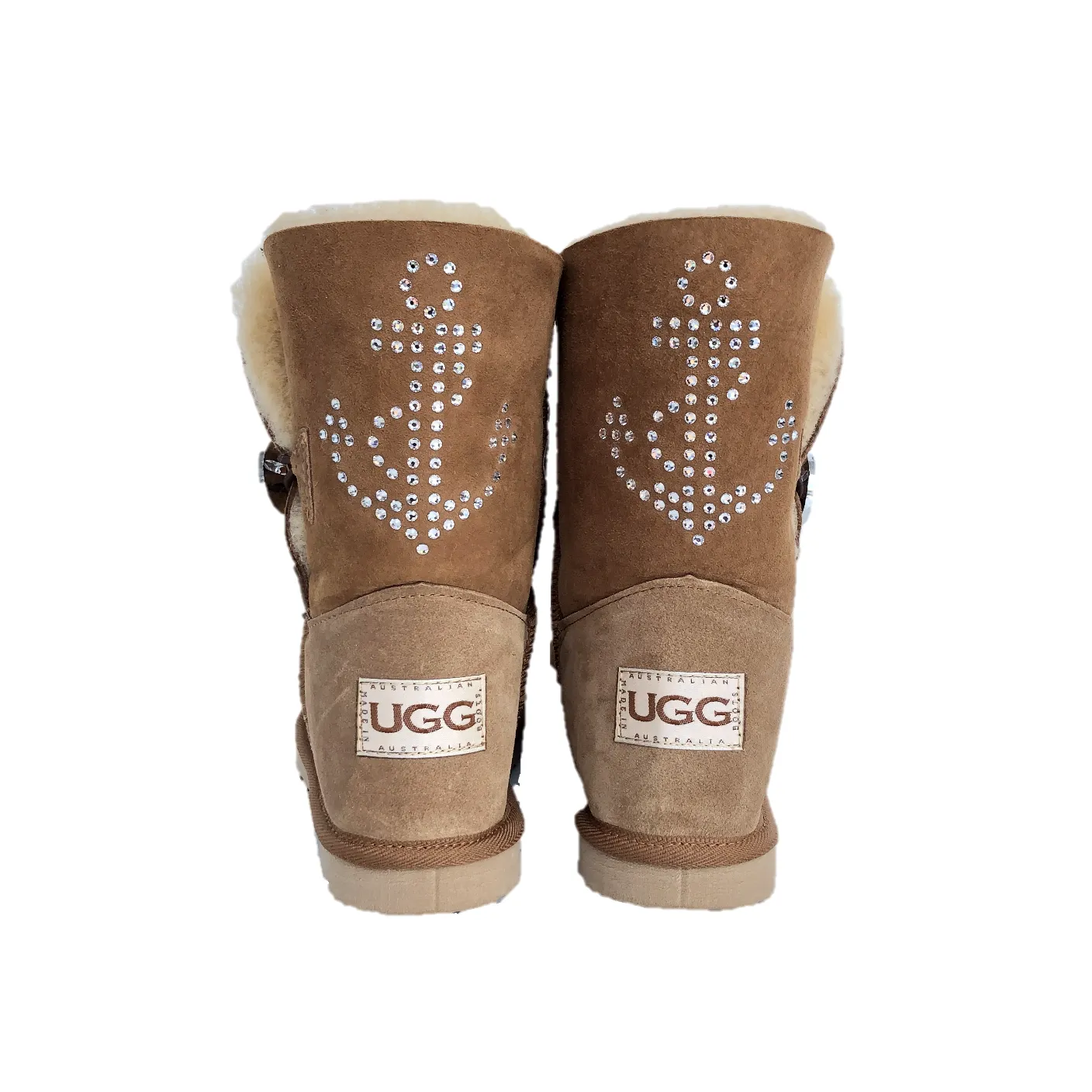 CLEARANCE BELLA SWAROVSKI BOOTS CHESTNUT - AU WOMEN'S 5 | MEN'S 4 sold by Australian Ugg Boots