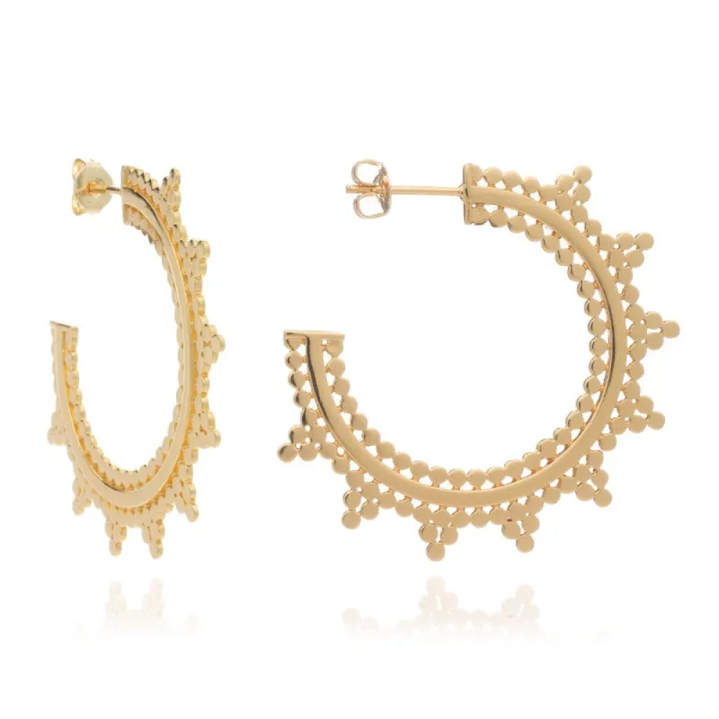Etrusca Sunburst Hoops sold by Azuni London