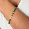 Milos Mixed Gemstone and Gold Beaded Bracelet sold by Azuni London