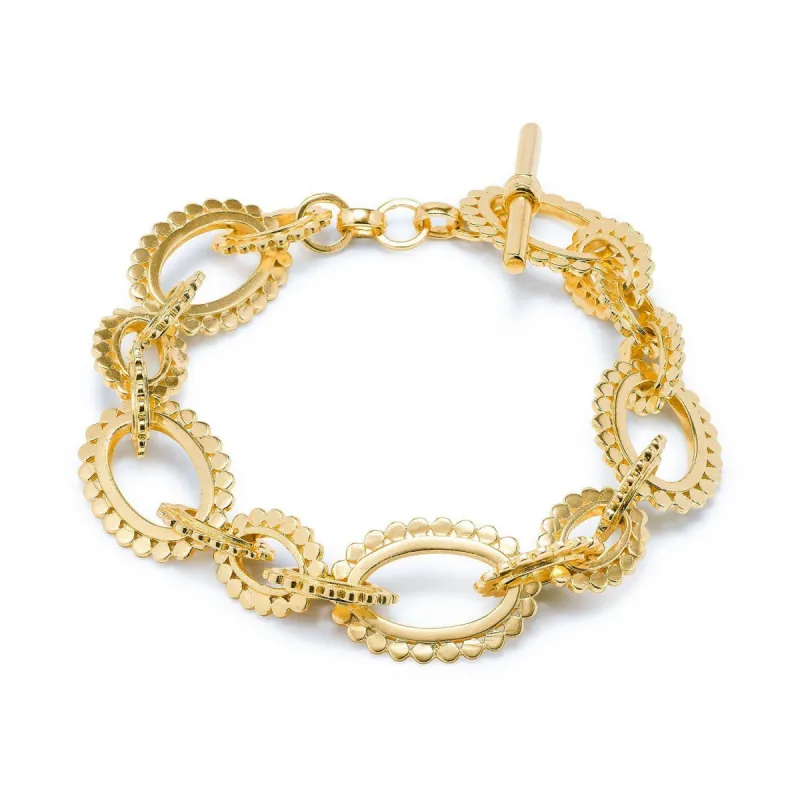 Chunky Link T-bar Bracelet sold by Azuni London