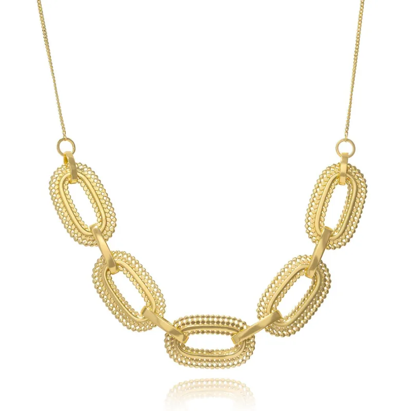 Chunky Oval Link Necklace sold by Azuni London