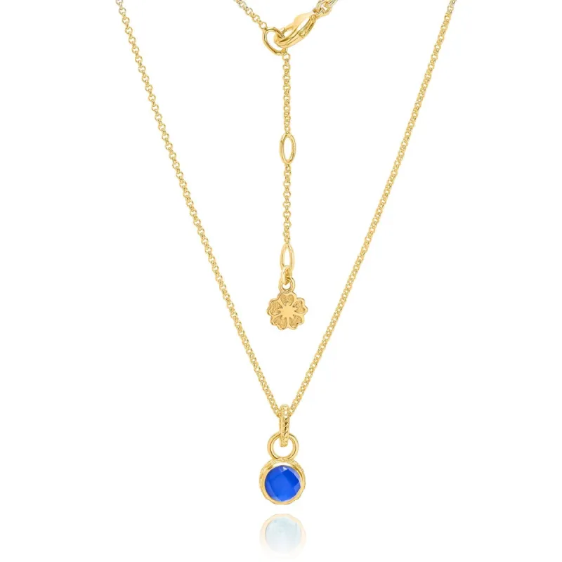 Icarus Gemstone Pendant Necklace made by Azuni London