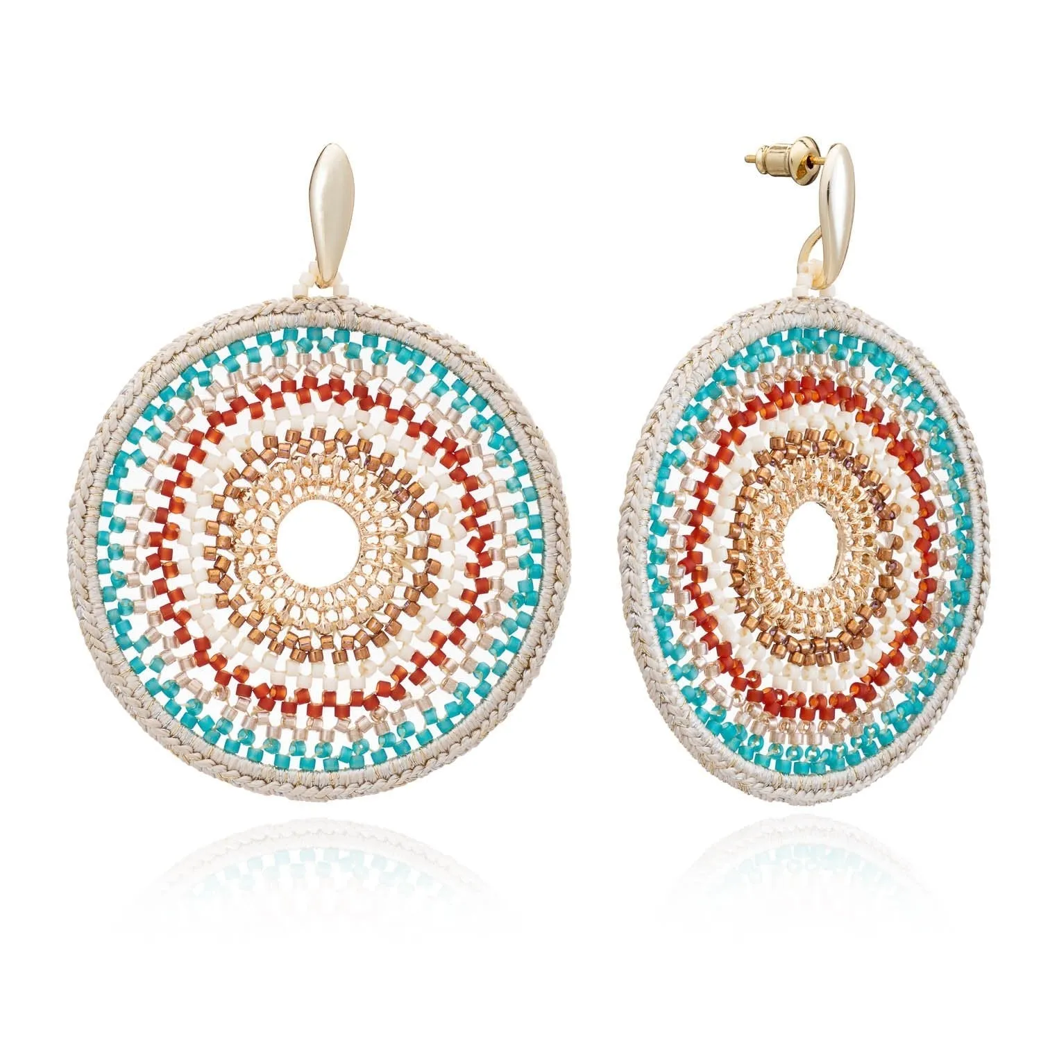 Nova Crochet Mandala Earrings sold by Azuni London product image thumbnail 5