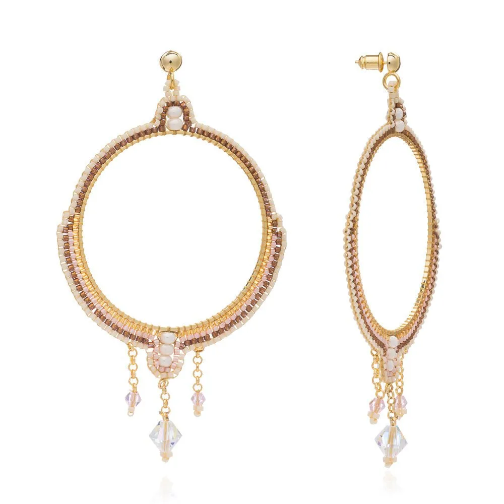 Bonita Large Chandelier Crystal Earrings sold by Azuni London product image thumbnail 4