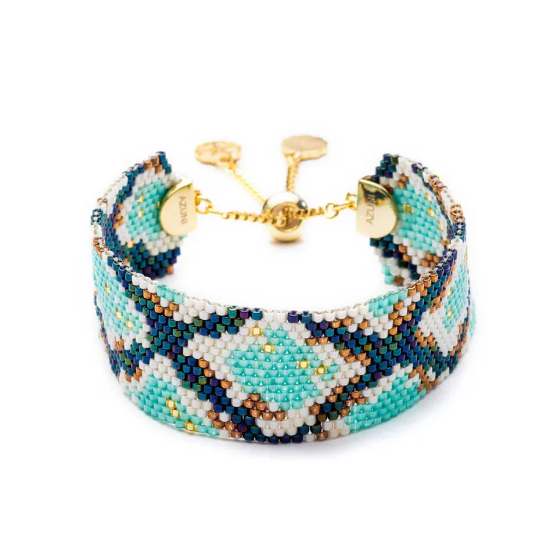 Narrow Python Cuff: Tulum sold by Azuni London