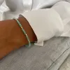 Milos Gemstone and Gold Bead Bracelet sold by Azuni London