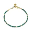 Milos Gemstone and Gold Bead Bracelet sold by Azuni London