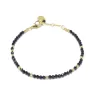 Milos Gemstone and Gold Bead Bracelet sold by Azuni London