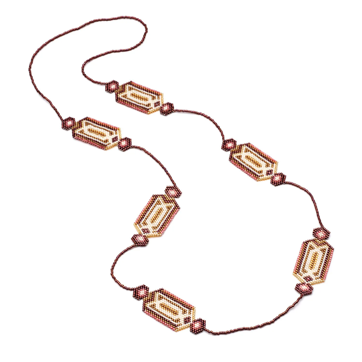 Itza Long Beaded Necklace sold by Azuni London product image thumbnail 3