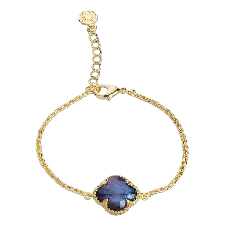 Tyche Gemstone Bracelet Lapis made by Azuni London