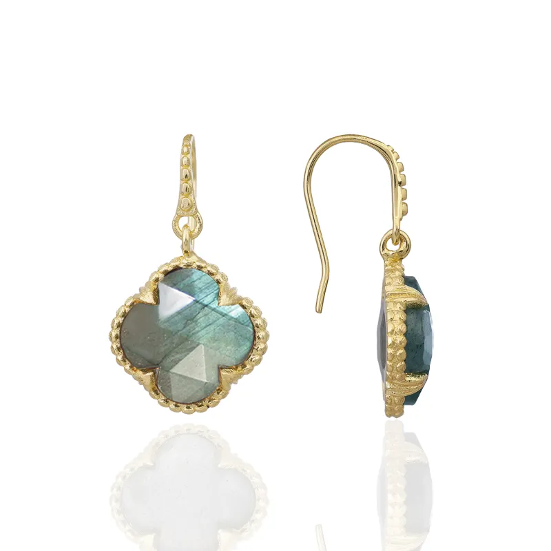 [PRE-ORDER] Tyche Gemstone Earrings Labradorite sold by Azuni London
