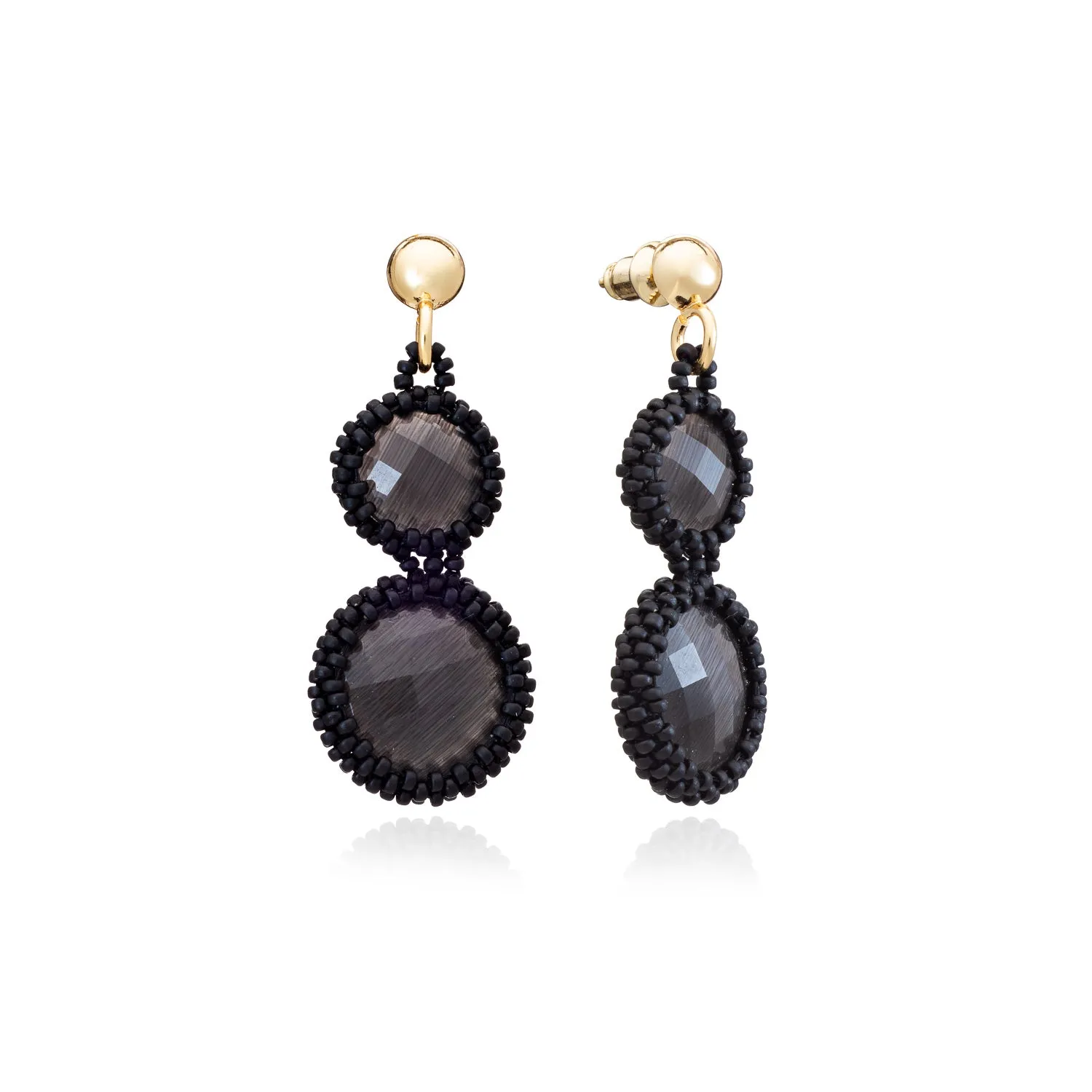 Alexia Cat's Eye Earrings sold by Azuni London