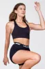BASE Women's Cross-Back Sports Bra - Black sold by BASE Compression