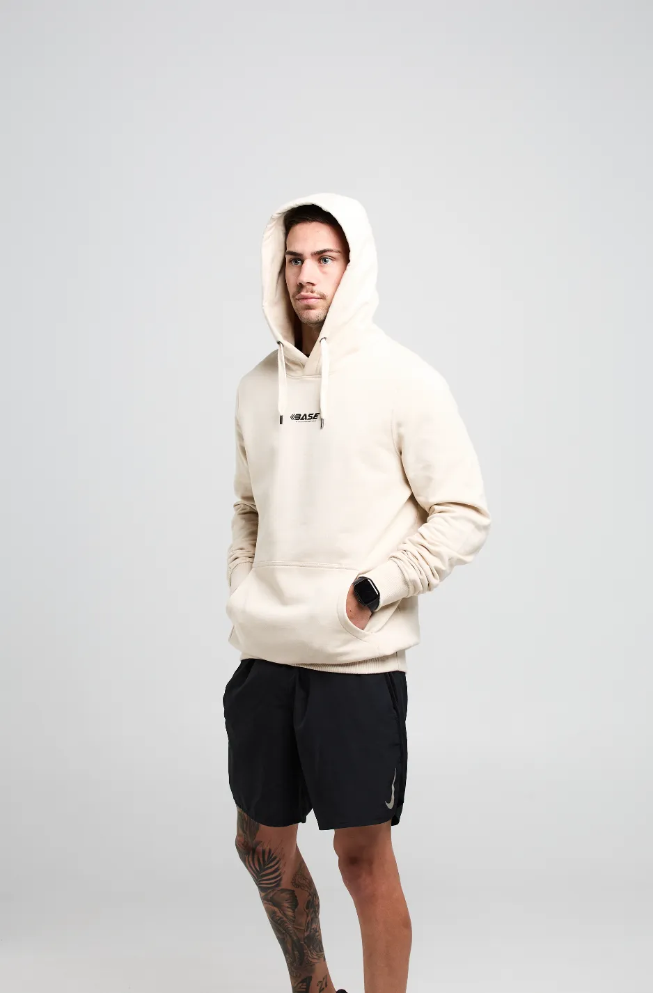 BASE Organic Hoodie - Sand sold by BASE Compression