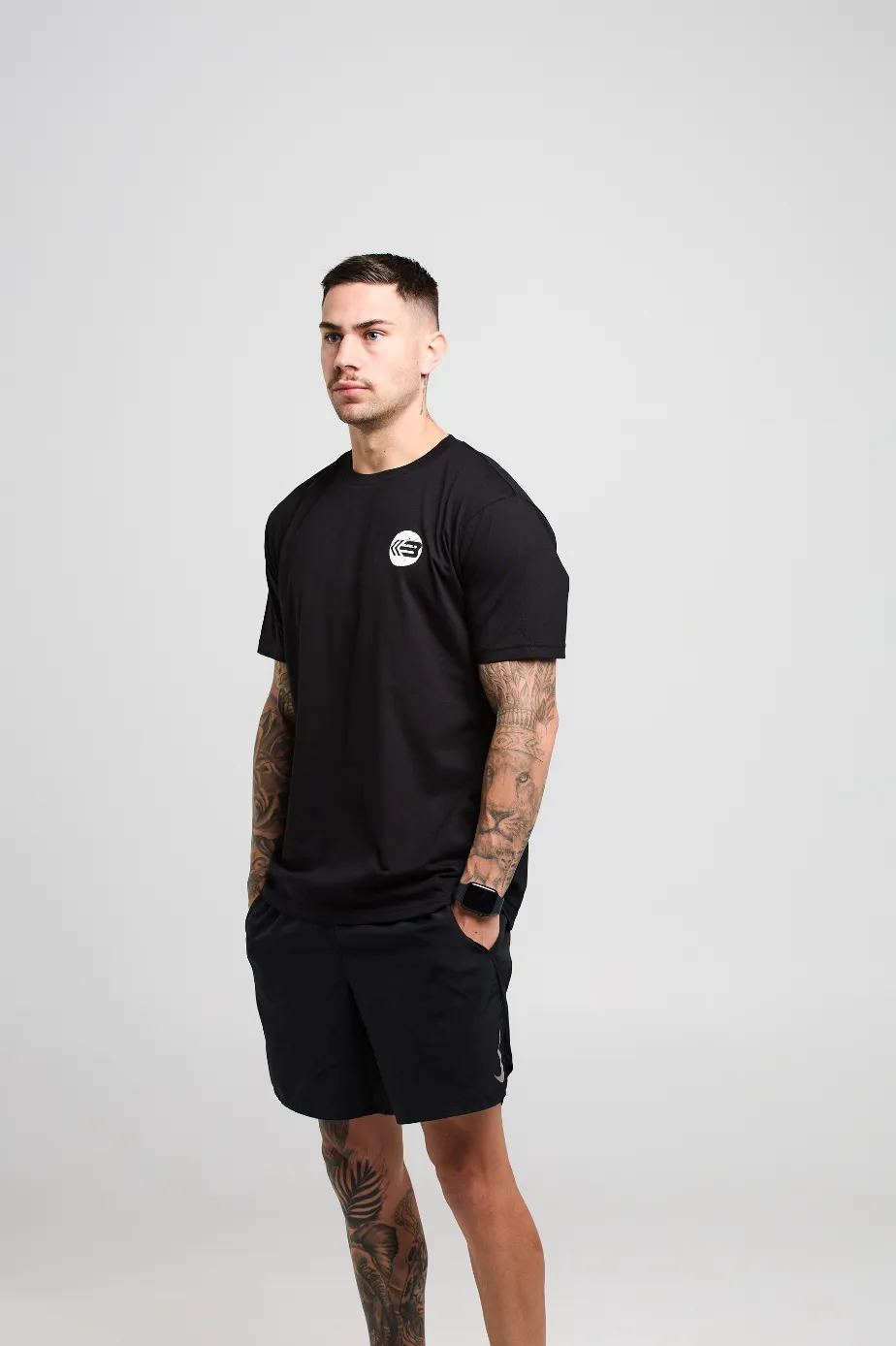 'Baller' Organic Cotton Tee - Black sold by BASE Compression