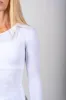 BASE Women's Core Long Sleeve Compression Tee - White sold by BASE Compression