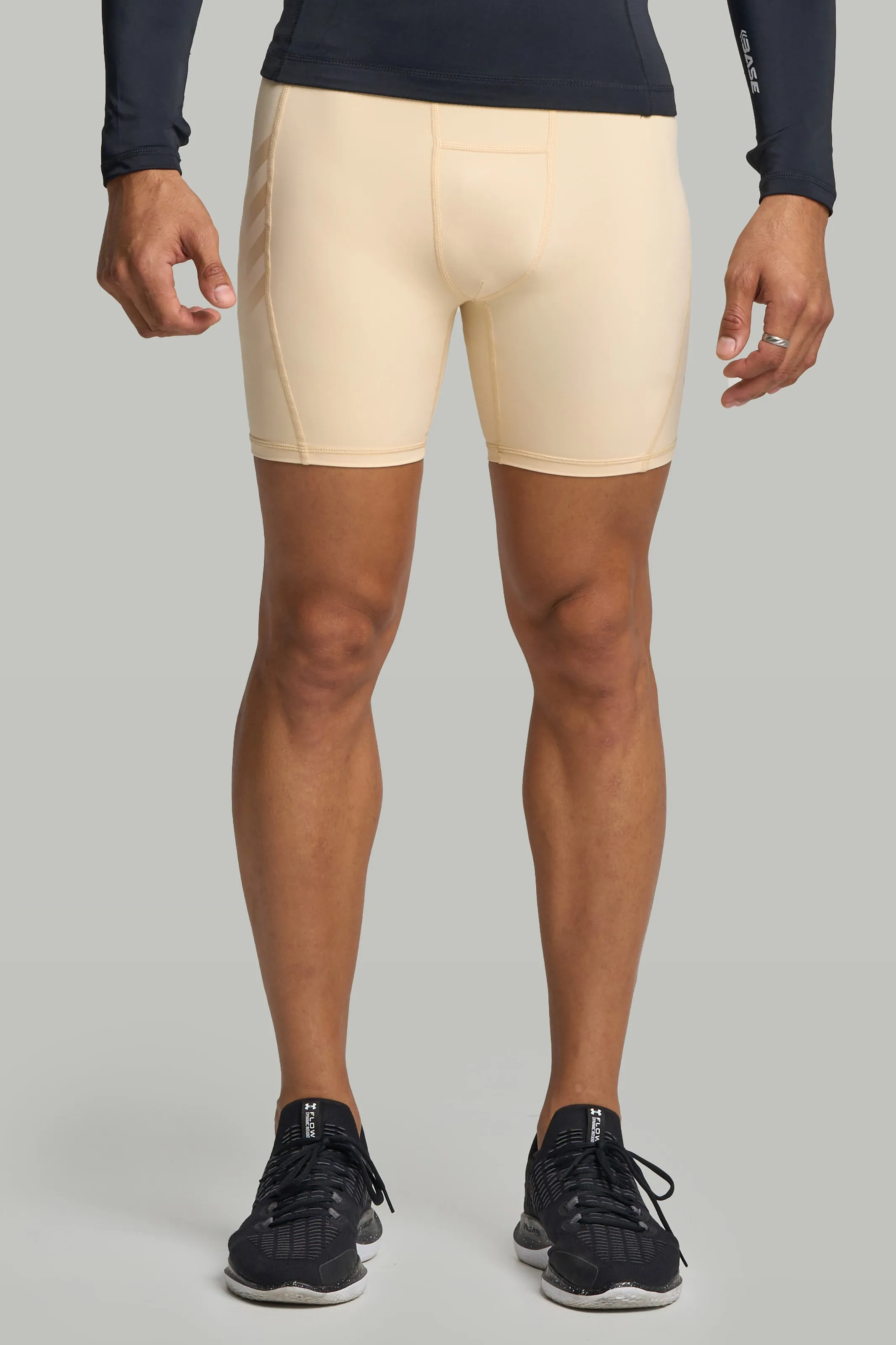 BASE Men's Compression Shorts - Tan sold by BASE Compression
