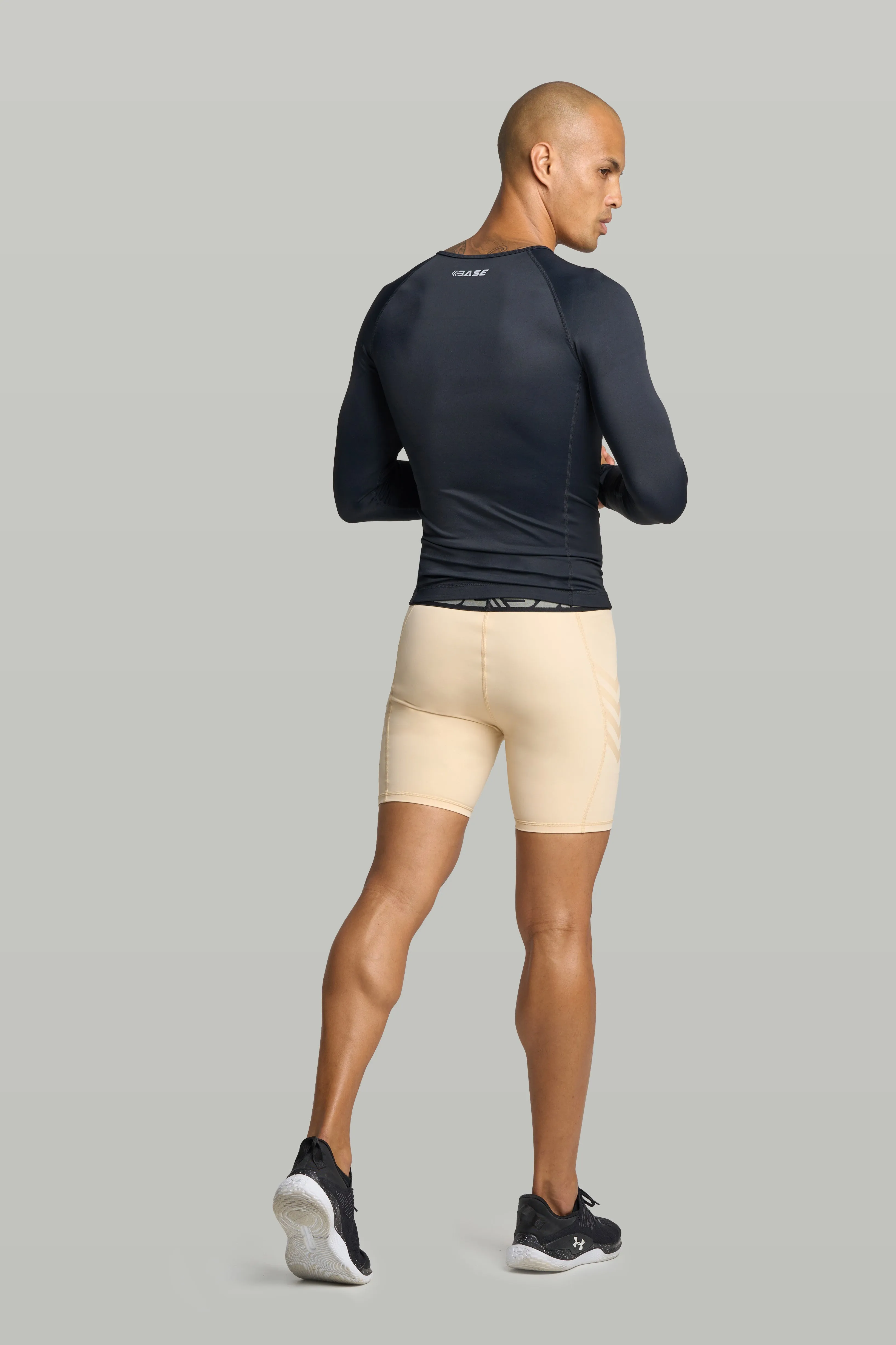BASE Men's Compression Shorts - Tan sold by BASE Compression product image thumbnail 4