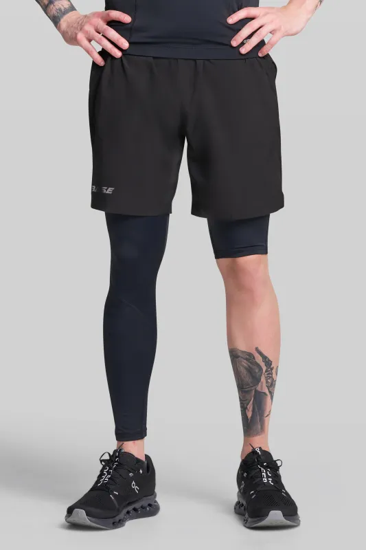 BASE Men's Adapted Compression Tights (Left leg short) sold by BASE Compression