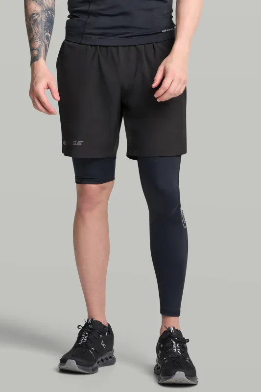 BASE Men's Adapted Compression Tights (Right leg short) sold by BASE Compression