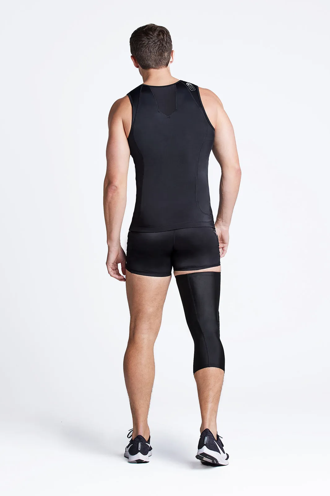 BASE Square Padded Knee Guard (Single) - Black sold by BASE Compression product image thumbnail 3