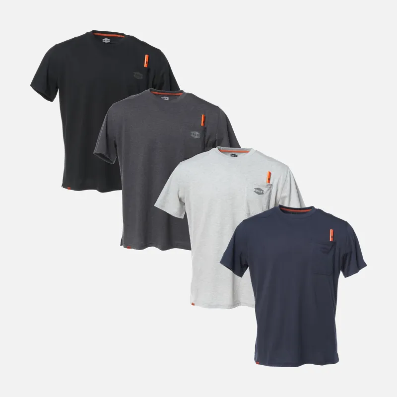 The Pocket Tee Bonus Pack (4 for 3) sold by BRUNT Workwear