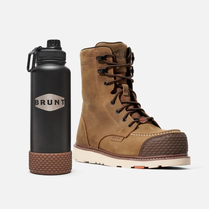 Marin 8" BRUNT Toe Waterproof (Comp Toe) & BRUNT Toe Water Bottle sold by BRUNT Workwear