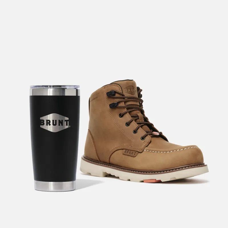 The Marin 90° Heel Waterproof (Soft Toe) & Tumbler sold by BRUNT Workwear