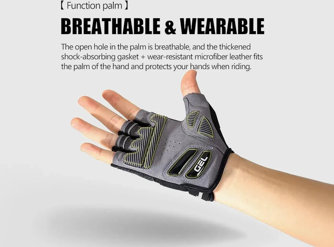 FitVile Half-Finger Cycling Gloves sold by FitVille product image thumbnail 5