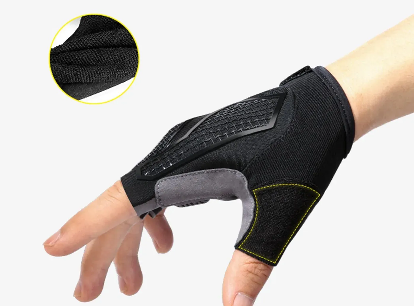 FitVile Half-Finger Cycling Gloves sold by FitVille product image thumbnail 3