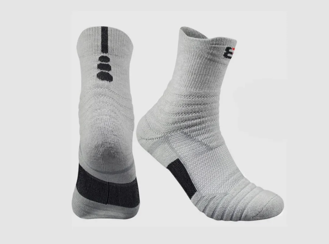 FitVille Men's PowerStride Quarter Socks  5-Pair Bundle sold by FitVille