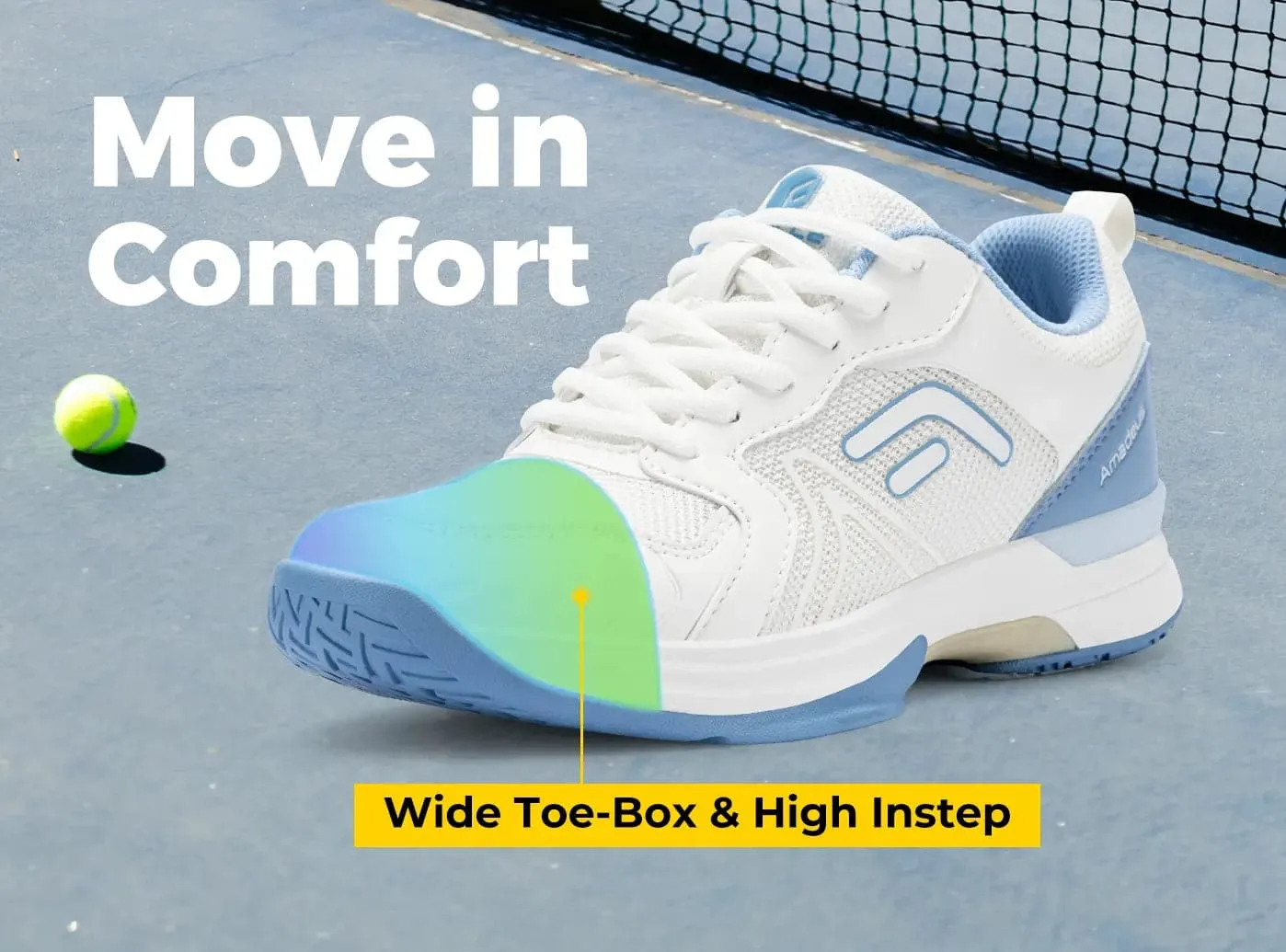 Women's Court Tennis Amadeus V6 sold by FitVille product image thumbnail 3