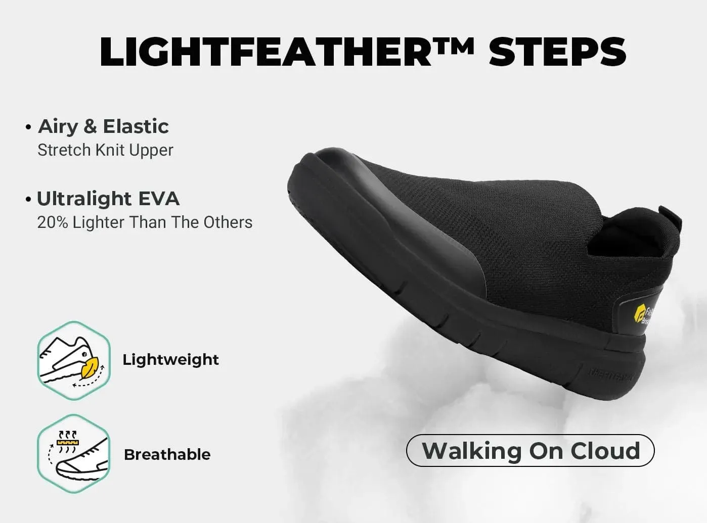 Men's BriskWalk Recovery Slip-On V1 sold by FitVille product image thumbnail 5