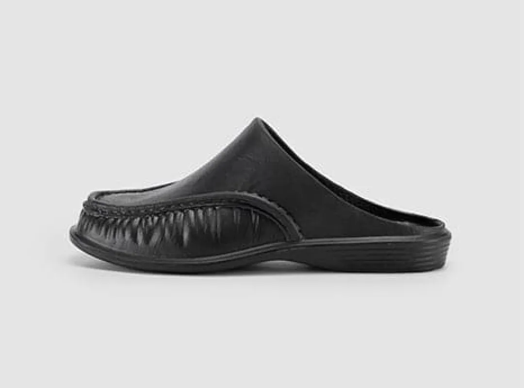 FitVille Men's Classic Slip-Resistant Cushy Casual Slippers sold by FitVille