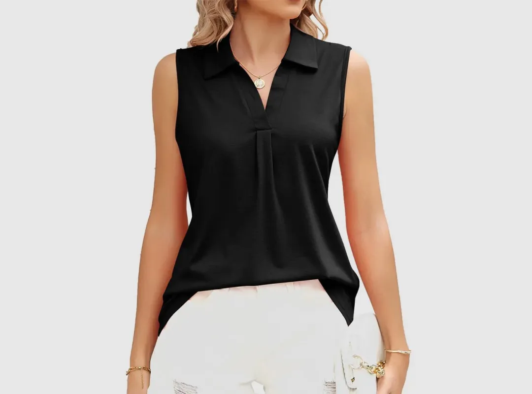 FitVille Women's Relaxed Fit Sleeveless Top V1 sold by FitVille