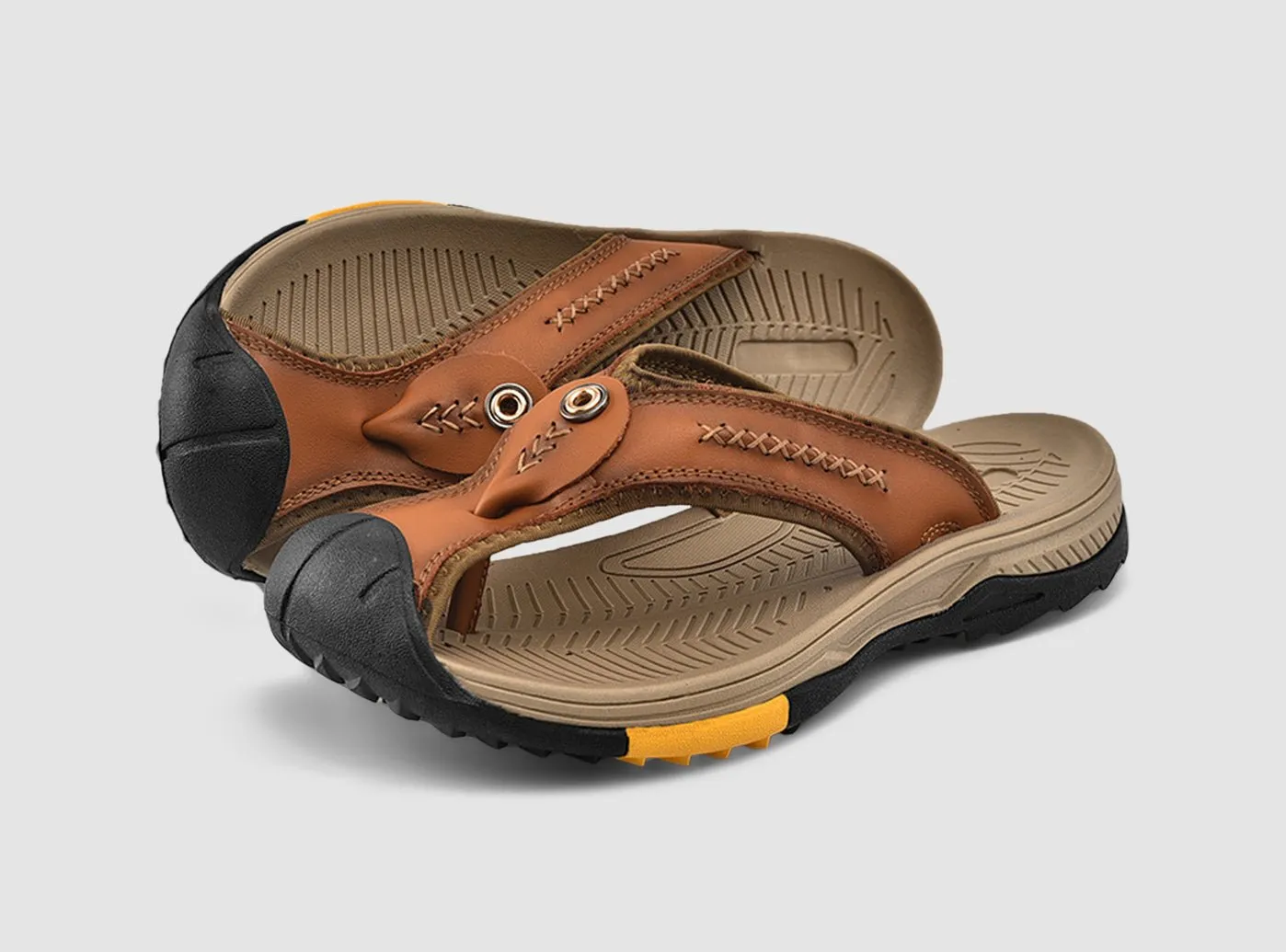 FitVille Men's GuardToe Flip Flops sold by FitVille product image thumbnail 2