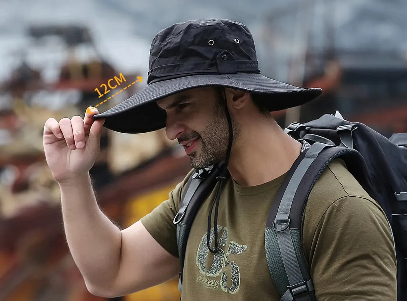 FitVille SunGuard Sun Hat (Unisex) sold by FitVille product image thumbnail 5