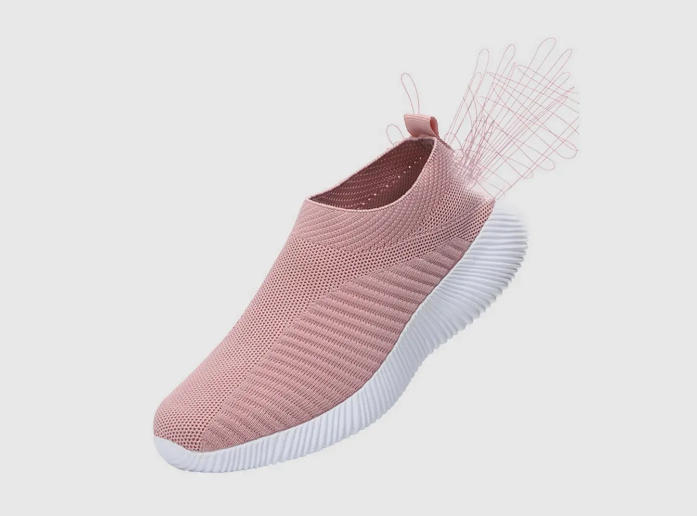 FitVille Women's Comfort Slip-On Sneakers sold by FitVille product image thumbnail 2