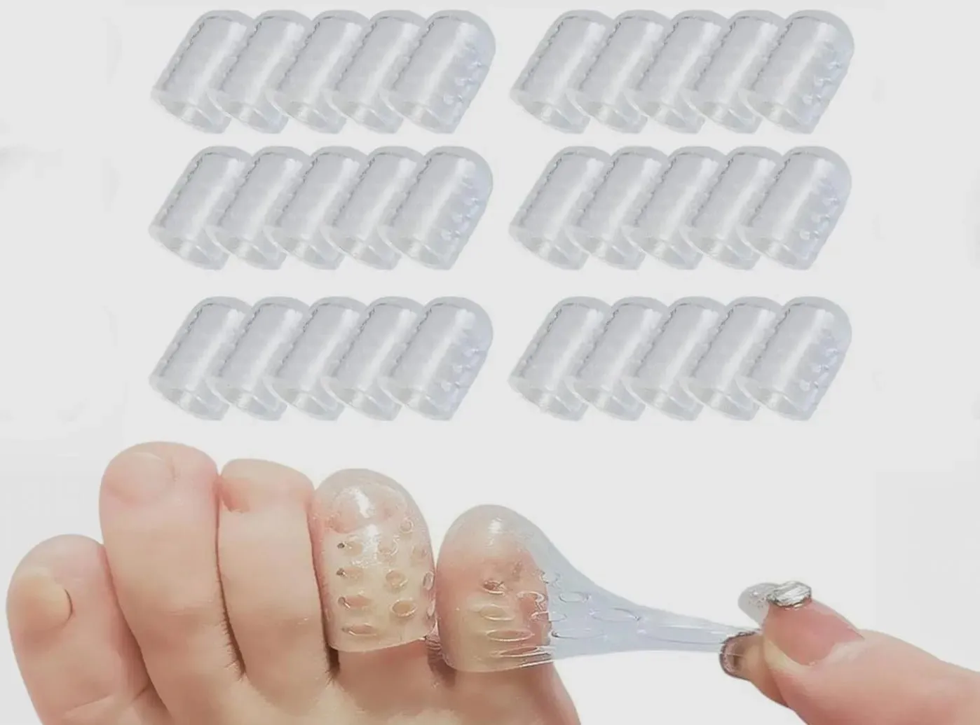 FitVille Anti-Friction Toe Cover (30 Pack) sold by FitVille product image thumbnail 2