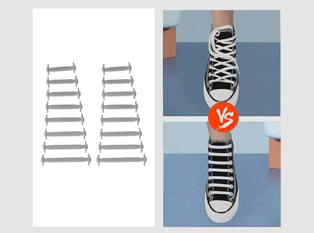 FitVille No Tie Silicone Rubber shoelaces sold by FitVille