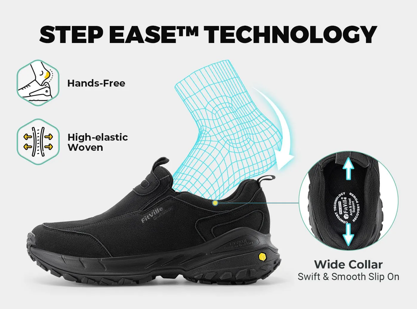 Men's LugMax Slip-On V3 Low sold by FitVille product image thumbnail 5