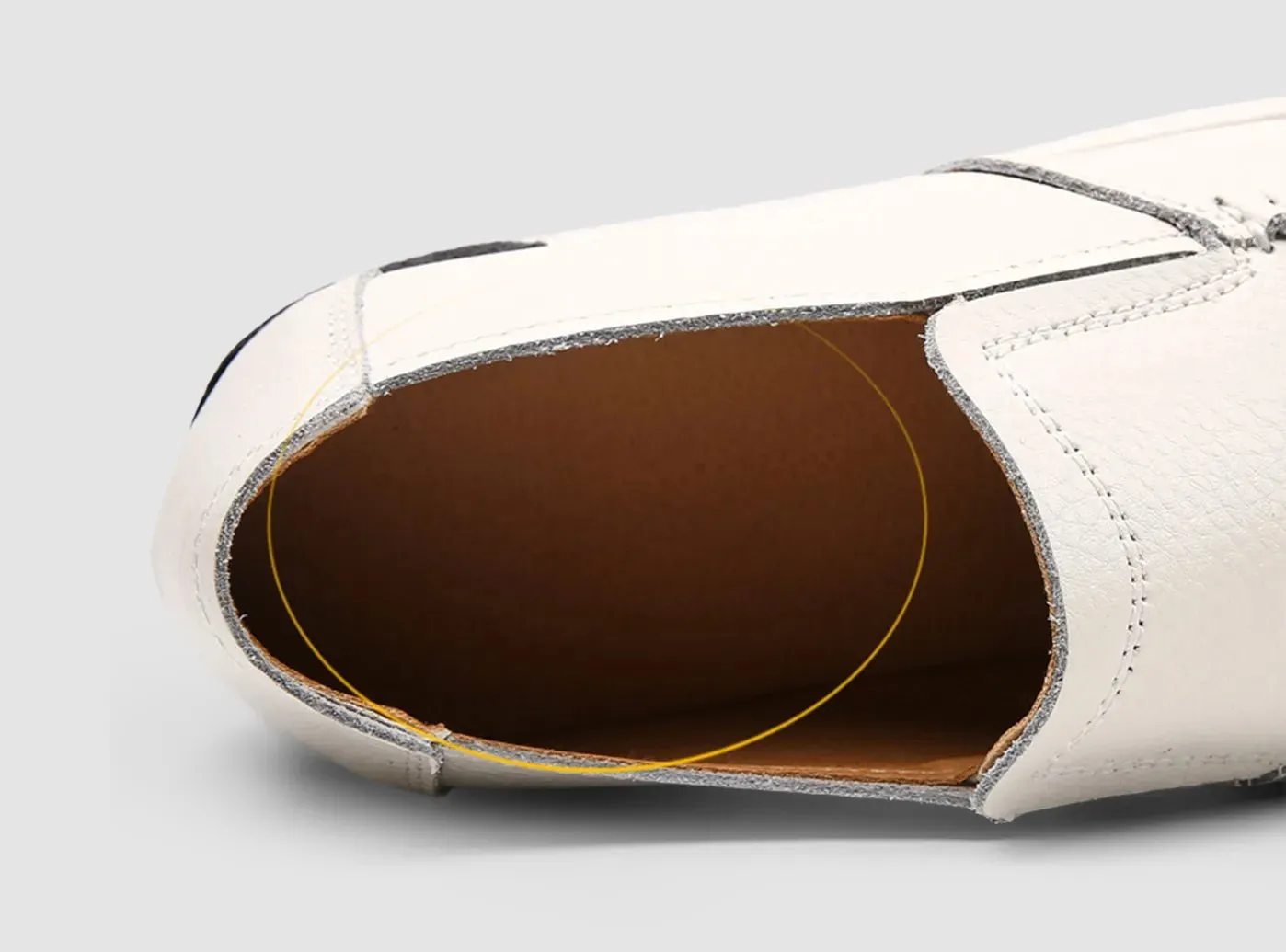 FitVille Women's Platform Leather Loafers sold by FitVille product image thumbnail 4