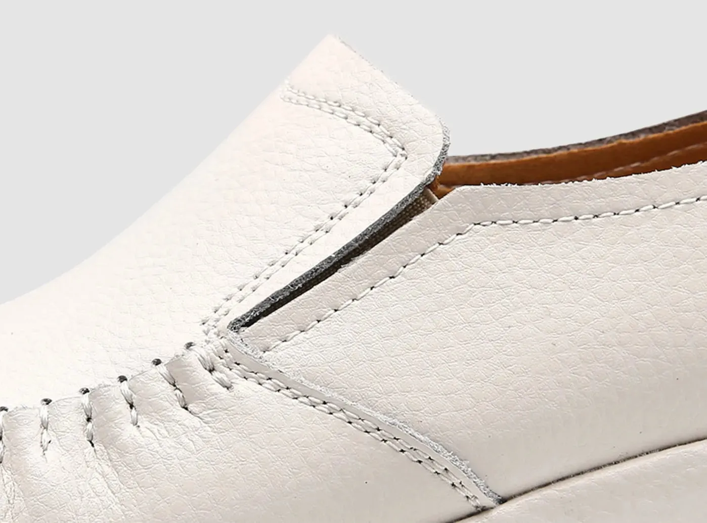 FitVille Women's Platform Leather Loafers sold by FitVille product image thumbnail 2