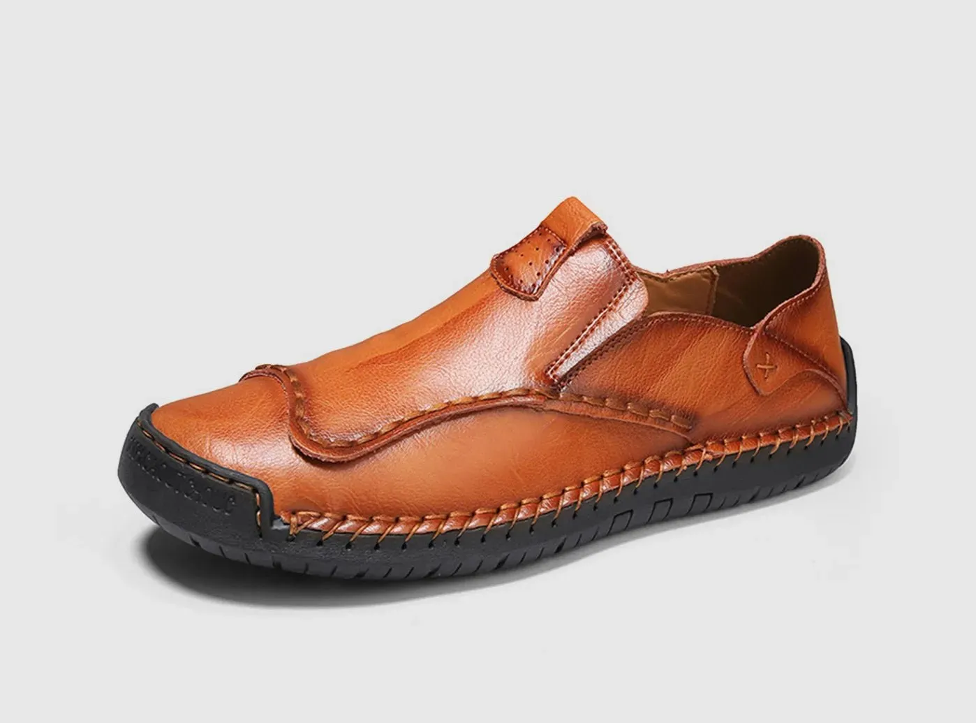 FitVille Men's Casual Slip-On Leather Shoes sold by FitVille product image thumbnail 5