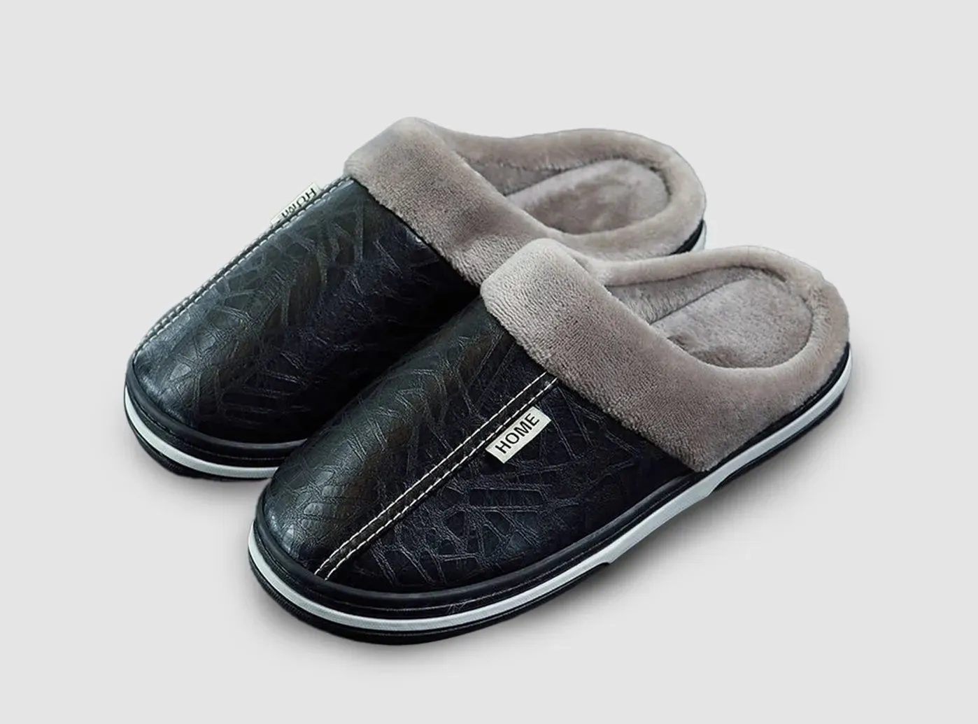 FitVille Men's Plush House Slippers sold by FitVille